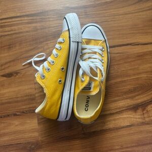 Converse Yellow Canvas Sneakers